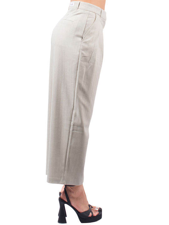 4tailors Women's Fabric Trousers Beige