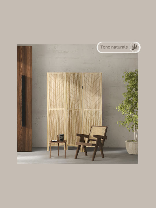 HomCom Διακοσμητικό Παραβάν Ξύλινο 120x170cm