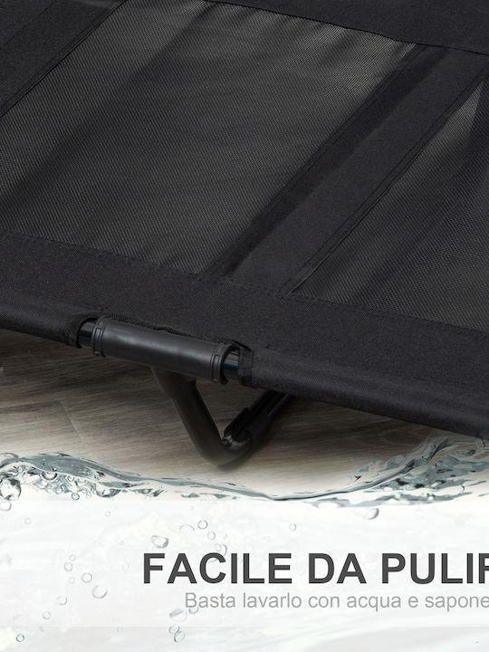 Pawhut Sofa Dog Bed Black 92x76cm