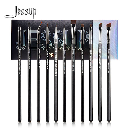 Jessup Beauty Professional Make Up Brush Set for Eye Liner 11pcs