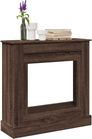 vidaXL Μεταλλικό Προστατευτικό Τζακιού 90x30x89cm