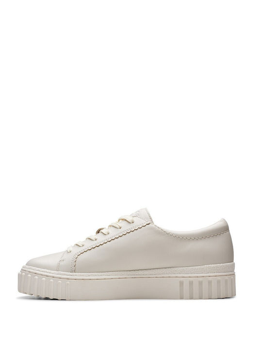 Clarks Damen Sneakers Off White