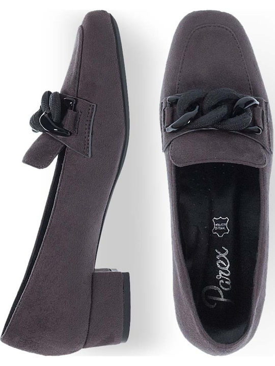 Suede Gray Heels