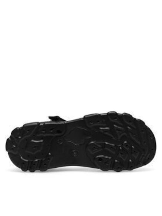 Women's Flat Sandals in Black Color