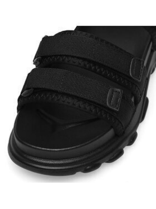 Women's Flat Sandals in Black Color