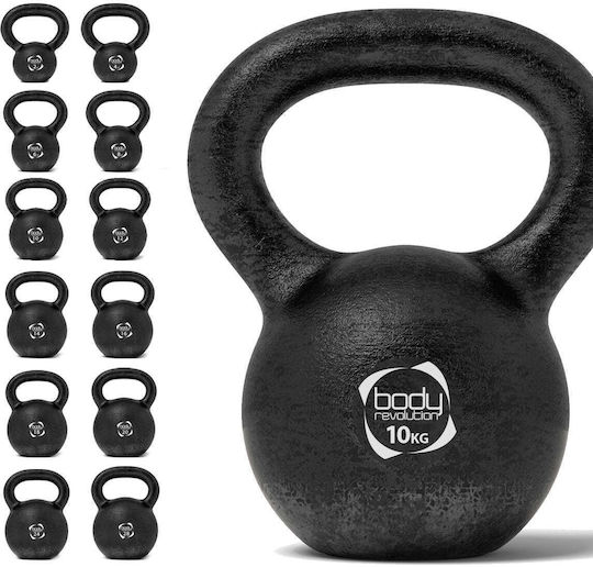 Kettlebell Cast Iron 12kg Black