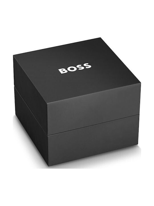 Boss Majesty Ρολόι Μπαταρίας με Μεταλλικό Μπρασελέ Boss Majesty Ρολόι Μπαταρίας με Μεταλλικό Μπρασελέ