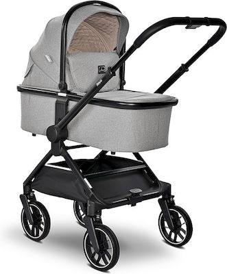 Lorelli Reya Adjustable 3 in 1 Baby Stroller Suitable for Newborn Grey