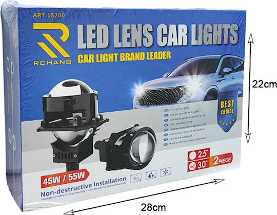 Rchang Rund Wasserdicht Scheinwerfer Auto LED 45W 7.62cm 2Stück
