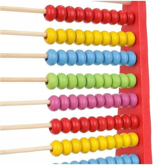 Zola Wooden 10-row Multicoloured Wooden Counting Machine Support Foot