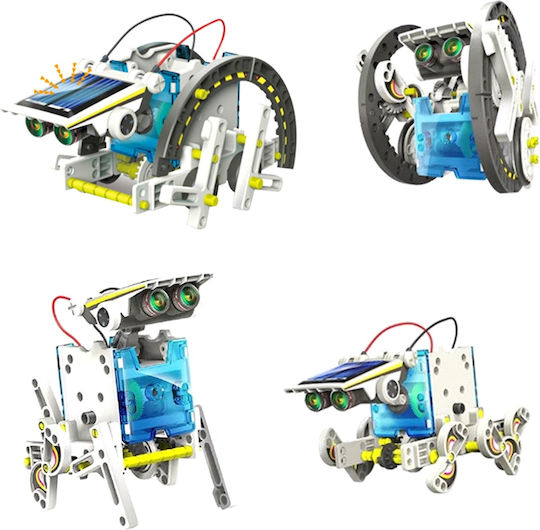 Solar Robot Kit A Small 14 In 1 Builder Zola 29x17.5x8 Cm Solar Motor Used Outdoors