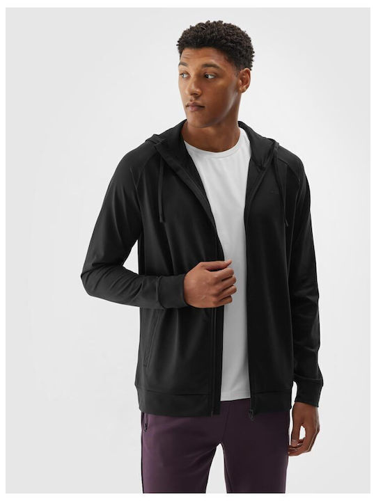 Funktionale Sweatshirt mit Kapuze Schwarz