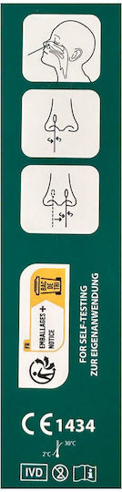 Wellion 1pcs Diagnostic Test for Rapid Detection Antigens with Saliva & Nasal Sample