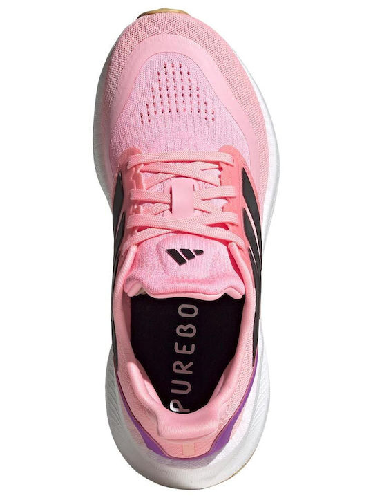 Adidas Αθλητικά Παιδικά Παπούτσια Running Pureboost 5 J Ροζ