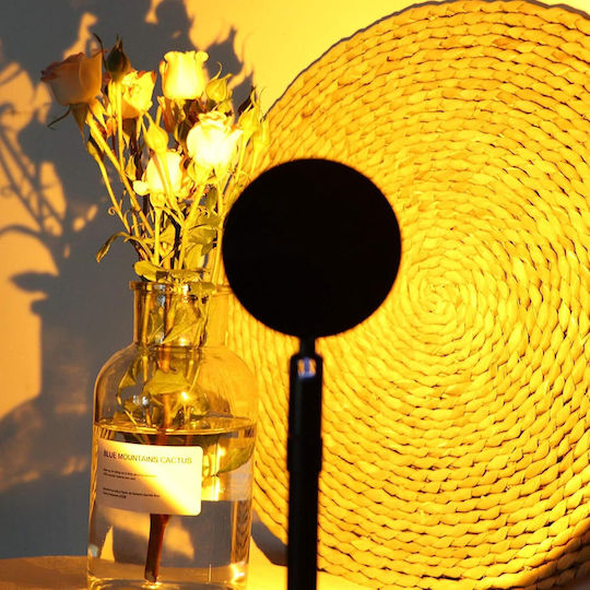 Sunset Projection Lamp Zola Usb Power Supply 2.5 W Brightness 125 Lm Aluminium Height 27 Cm B