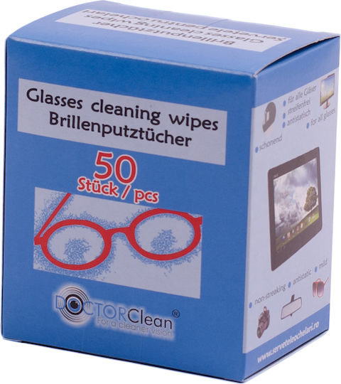Doctor Clean Brillenputztücher Set 100 Stück + 50 Stück