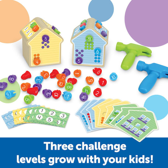 Learning Resources Building Houses Educational Game Letters & Numbers for 4+ years old Years Old