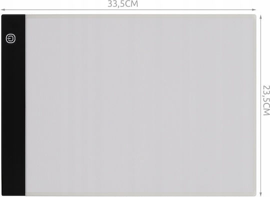 LED-Tablet Zola Light Design Kopiervorlagen Zeichnungen A4 Ultraschlank USB