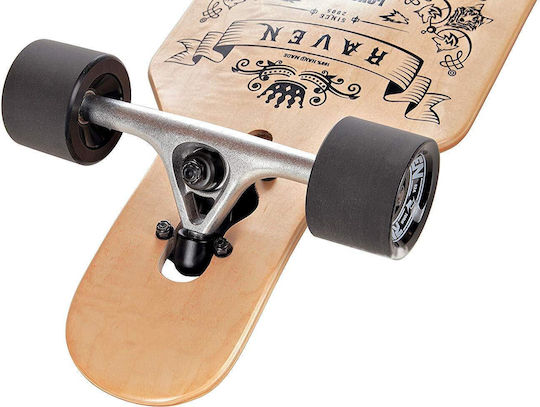 Raven Complete Longboard Μαύρο