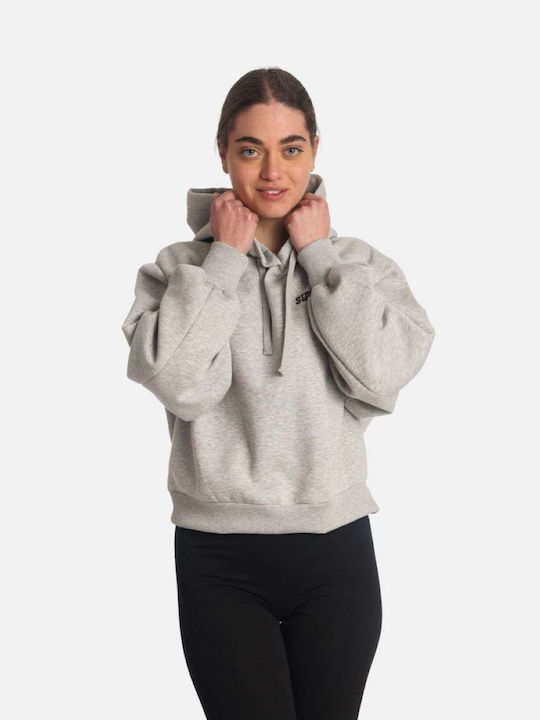 Paco & Co Women's Long Fleece Sweatshirt Grey