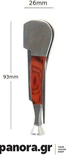 3-in-1 Tobacco Pipe Tool Tamper+Scraper+Needle Wood Steel