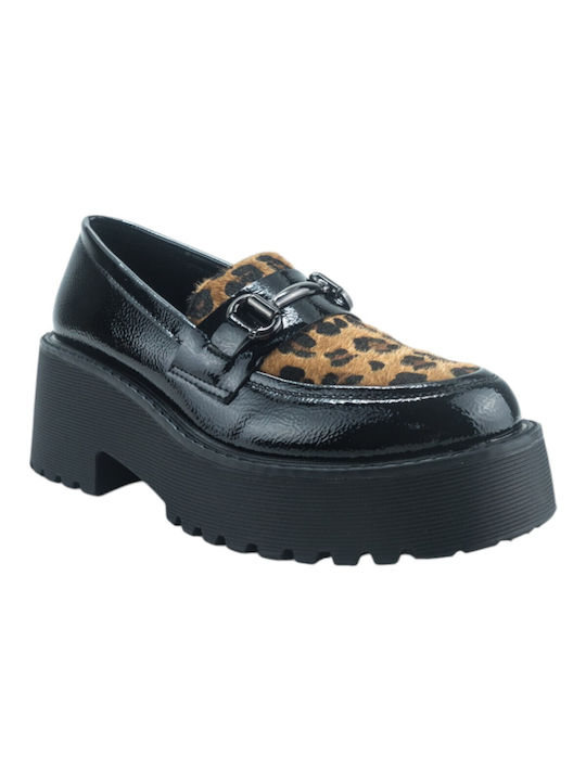 Plato Damen Loafers in Schwarz Farbe