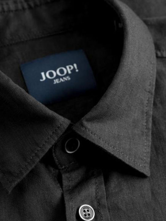 Joop! Herrenhemd Leinen Black