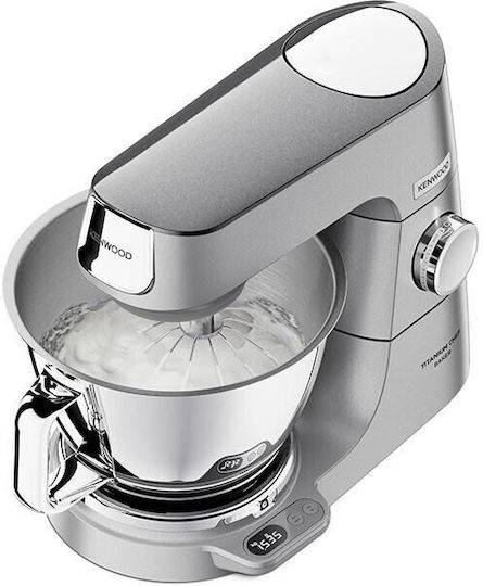 Kenwood Titanium Chef Baker Κουζινομηχανή 1200W με Γυάλινο Κάδο 5lt