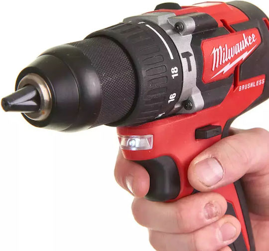 Milwaukee M18 CBLPD-0 Percussive Drill Driver Battery Solo Brushless 18V