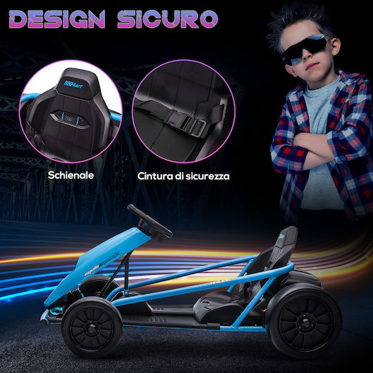 Go Kart Μονοθέσιο 24 Volt Μπλε