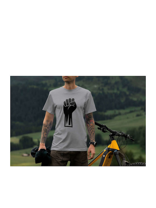 Silhouette Of Superman T-shirt Superman Gray Cotton