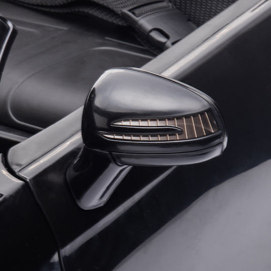 Детска Електрическа Кола Две места с Дистанционно управление Лицензиран Mercedes SLC 300 12 волта Черен