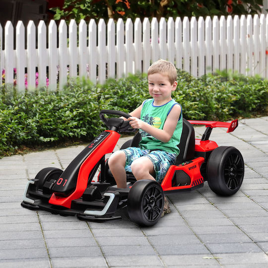Go-Kart Einsitzer Mit Fernbedienung 24 Volt Rote Für 6+ Jahre