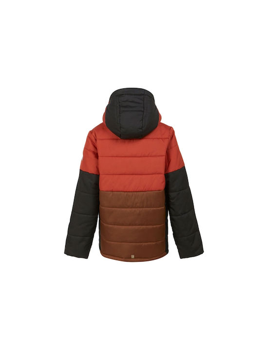 Regatta Kids Casual Jacket with Lining & Hood Red