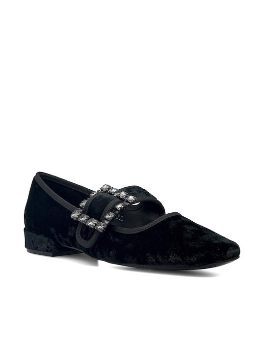 Exe Damen Ballerinas in Schwarz Farbe