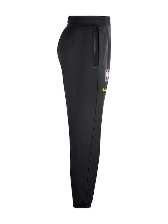 Nba Los Angeles Lakers Pants Sweatpants Dri-Fit Glossy with Elastic Black