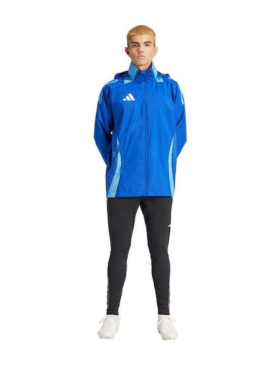 Adidas Tiro Herrenjacke mit Kapuze Blau