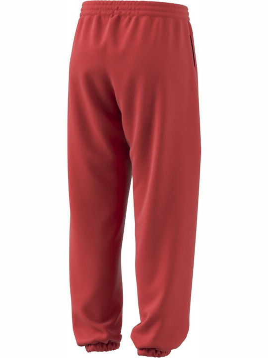 adidas Παντελόνι Φόρμας Fleece Κόκκινο