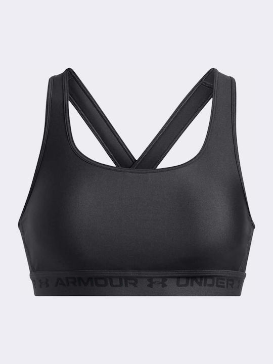 Crossback Mid Bra Γυναικείο Μπουστάκι Γκρι