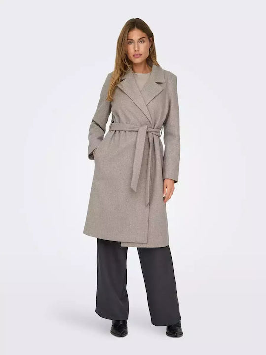 Дамско Simply Taupe Gray Палто