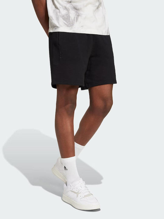 French Terry Men's Athletic Shorts Black
