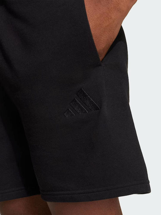 French Terry Men's Athletic Shorts Black