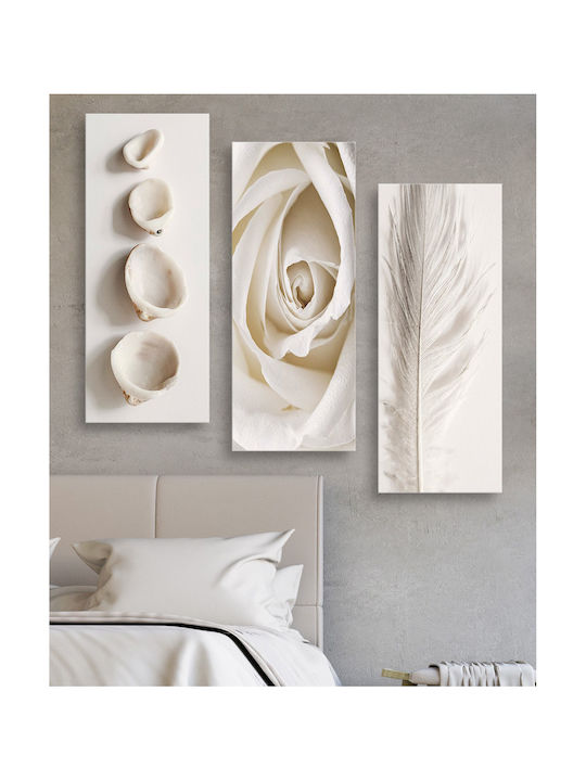 HomeMarkt Natural Elements Threefold Painting Wooden 50x60cm