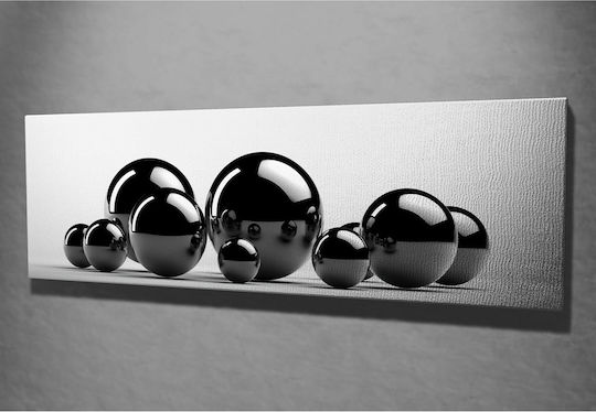 HomeMarkt Black And White Canvas Πίνακας σε Καμβά 80x30cm