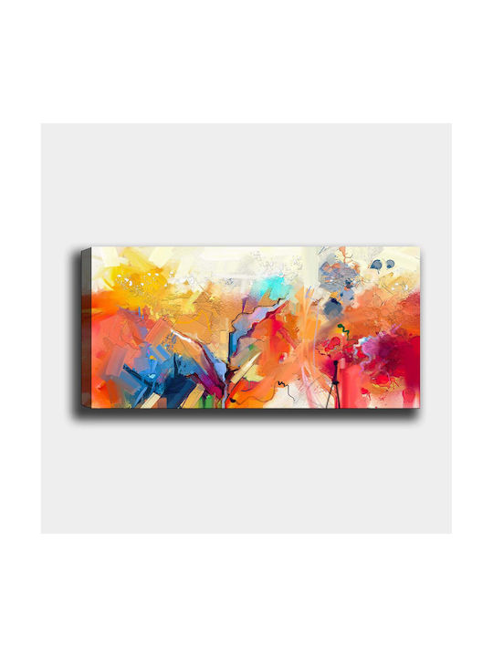 Megapap Abstract Colors Πίνακας σε Καμβά 120x50cm