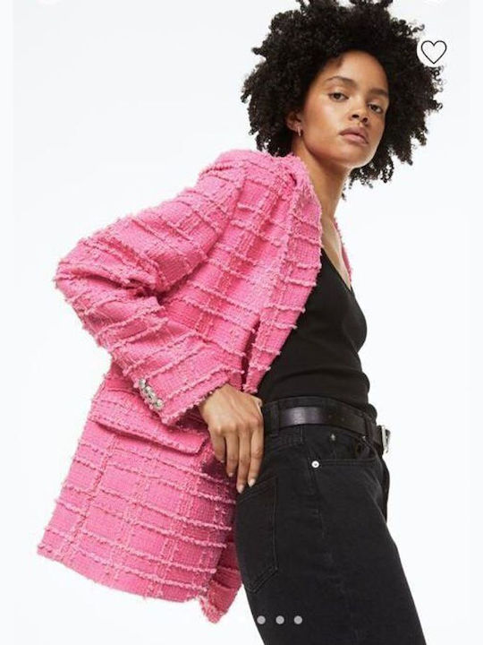 My Jest Fashion Women's Blazer Pink