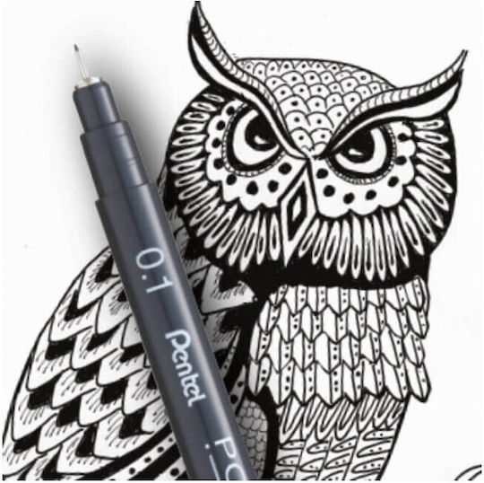 Pentel S20-P Маркер за Рисуване 0.05мм Черен