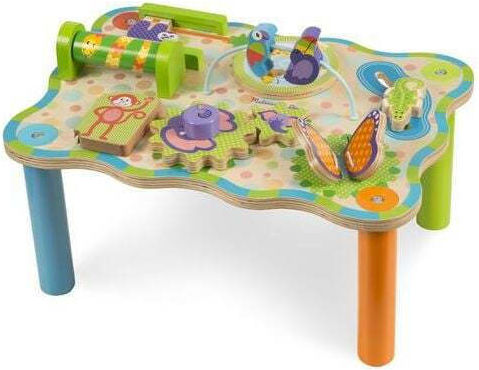 Melissa & Doug Activity Table Jungle made of Wood for 12++ Months