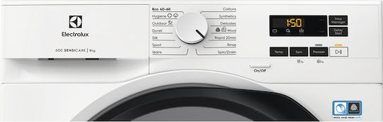 Electrolux Πλυντήριο Ρούχων 8kg με Τεχνολογία Ατμού 1400 Στροφών EW6F1482E