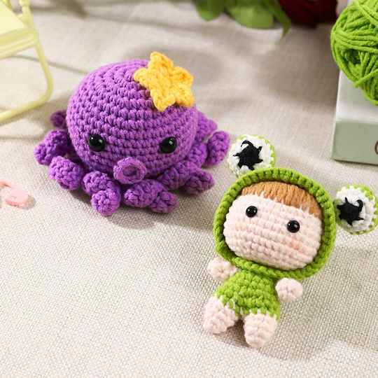 Häkelset Komplett DIY Mach es selbst Kinder Geschenk Roślinka
